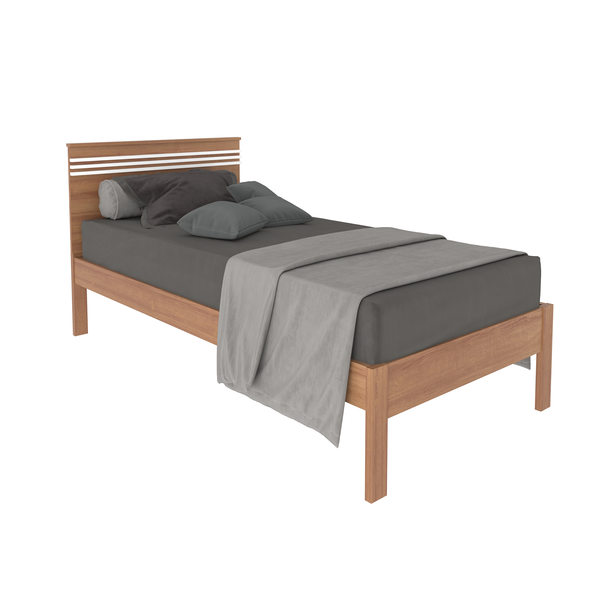 CAMA 1 PLAZA COLOR ALMEDRA - 3