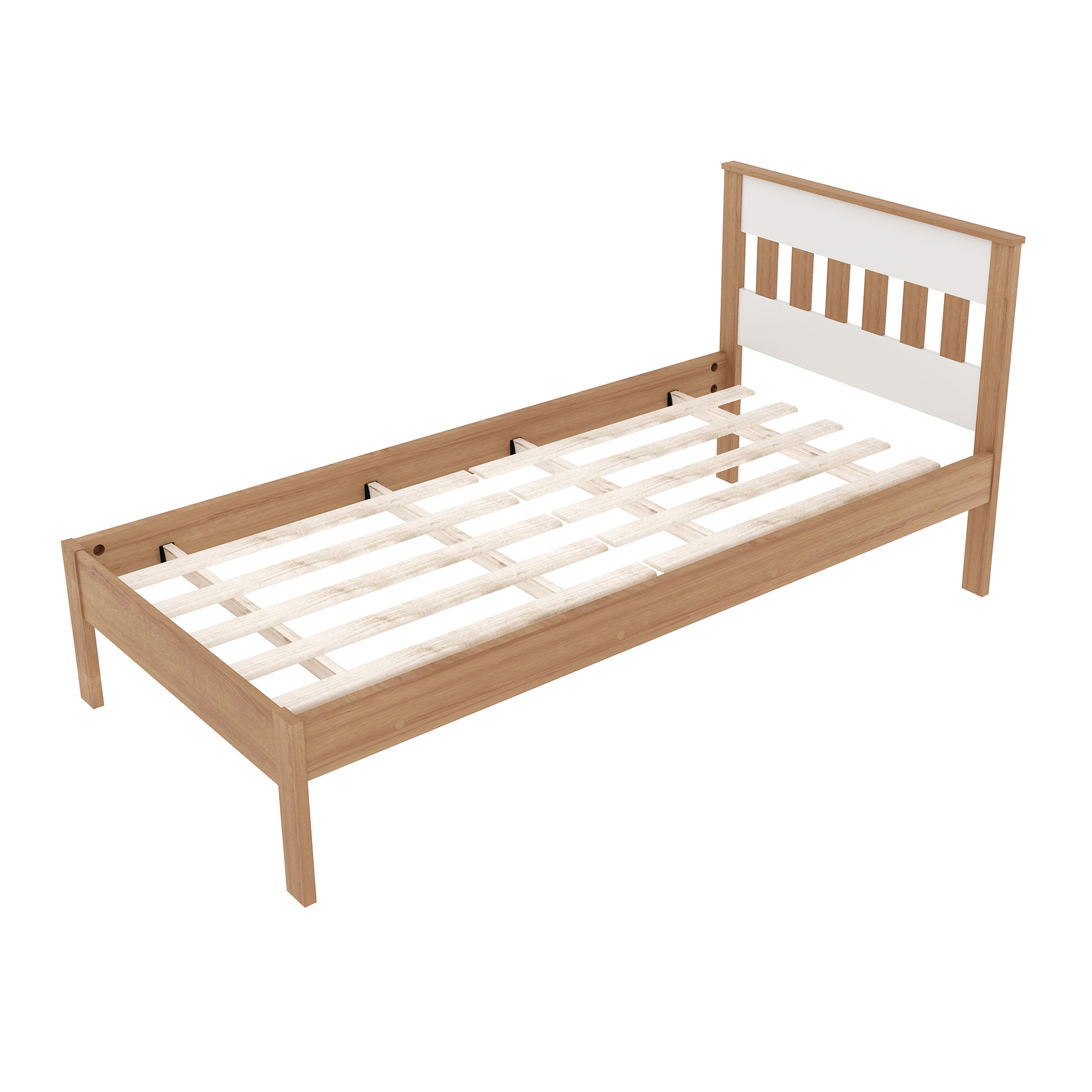 CAMA 1 PLAZA COLOR ALMEDRA - 1