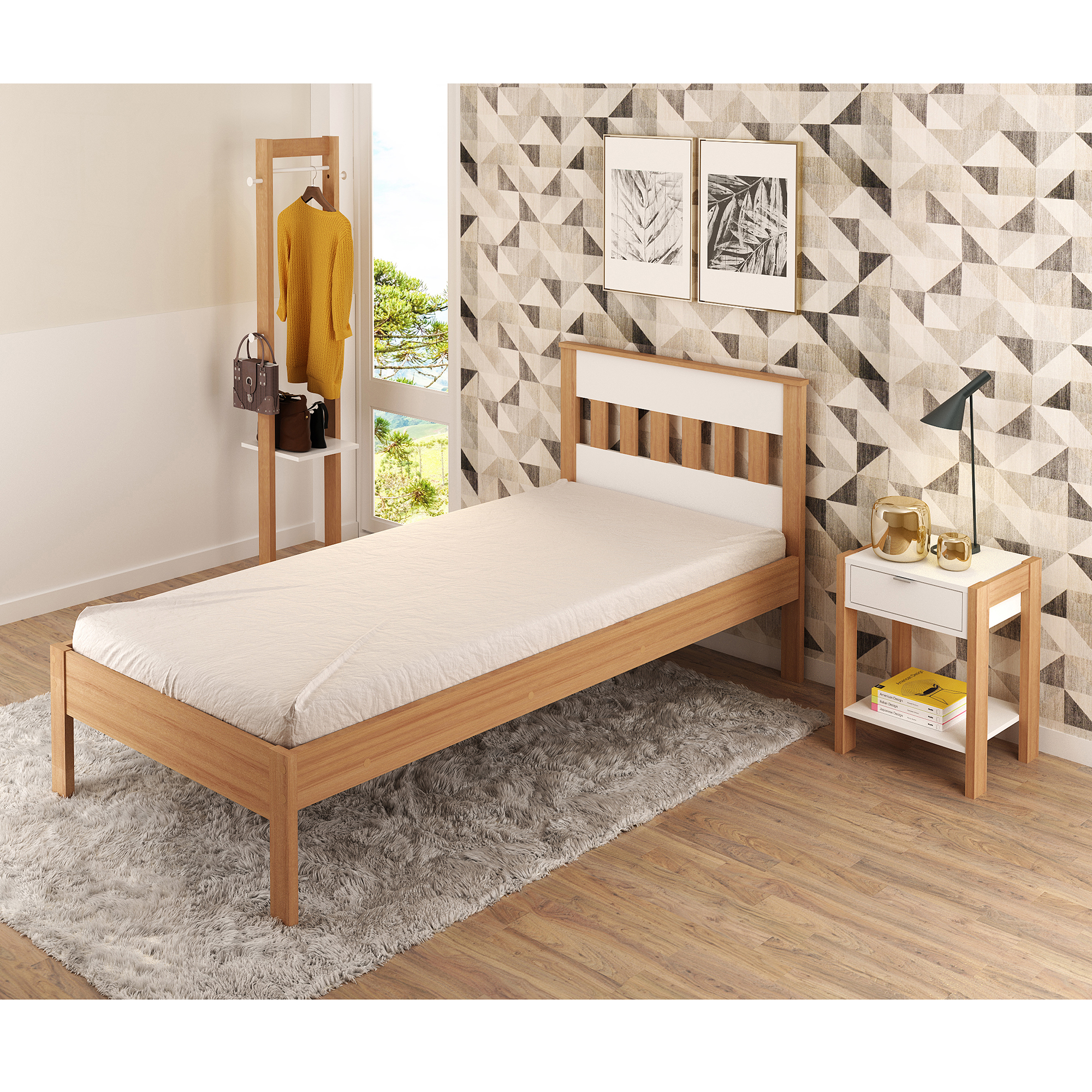 CAMA 1 PLAZA COLOR ALMEDRA - 2