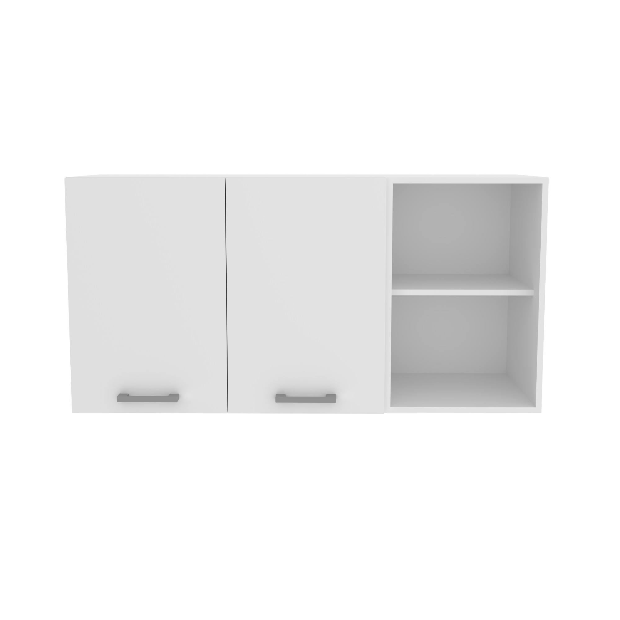 MUEBLE SUPERIOR COCINA 2 PTAS COLOR BLANCO - 1