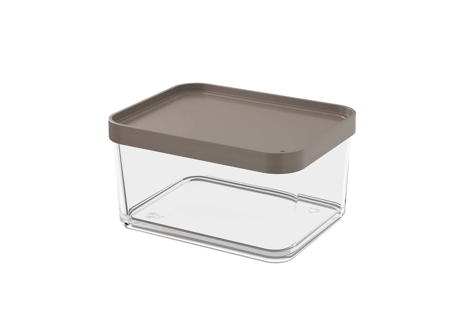 POTE CON TAPA GRANDE GRIS - 1