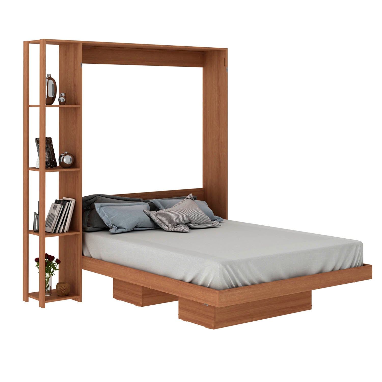 CAMA TECNOMOBILI CM8014.0002 MULTIFUNCIONAL COLCHÓN FULL MDP ALMENDRA 140 X 190 CM - 1