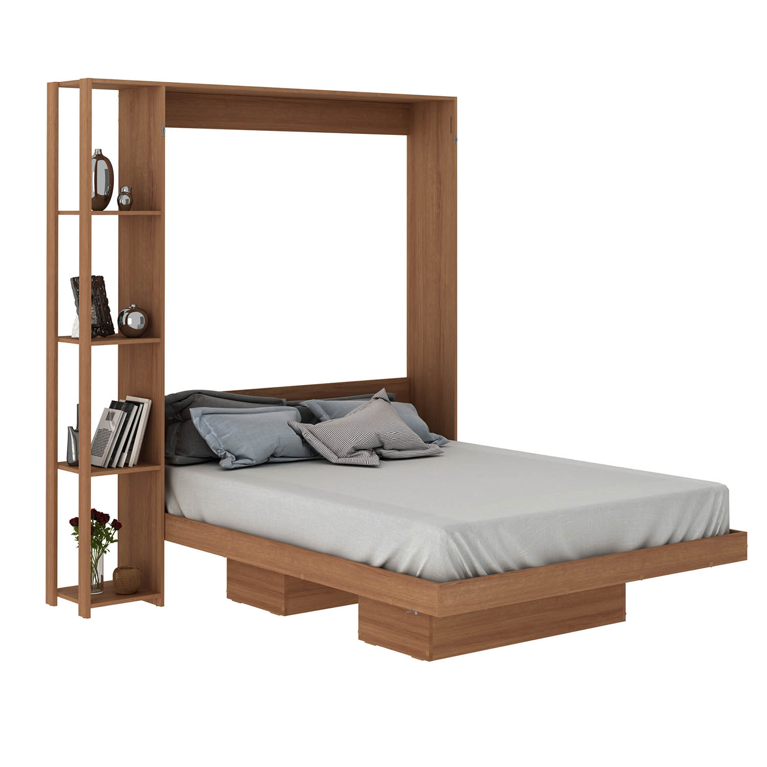 CAMA TECNOMOBILI CM8014.0002 MULTIFUNCIONAL COLCHÓN FULL MDP ALMENDRA 140 X 190 CM - 3