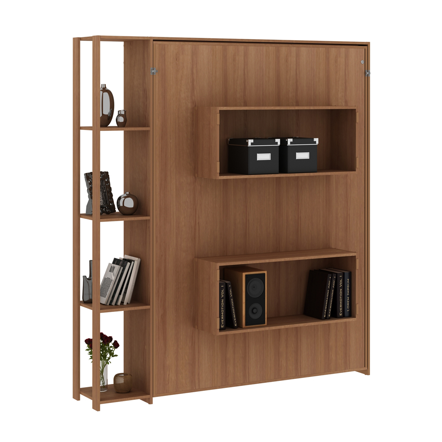 CAMA TECNOMOBILI CM8014.0002 MULTIFUNCIONAL COLCHÓN FULL MDP ALMENDRA 140 X 190 CM - 4