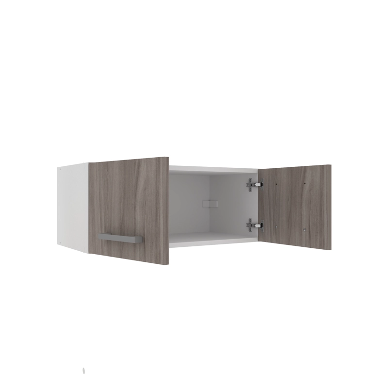 MUEBLE TECNOMOBILI CZ1006.0002 COCINA AEREO 2 PUERTAS BLANCO/GRIS MDP - 2