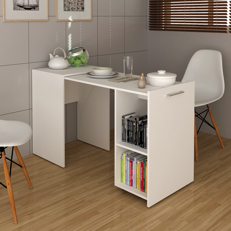 ESCRITORIO TECNOMOBILI ME4170.0003 MULTIFUNCIONAL PLEGABLE BLANCO - 2