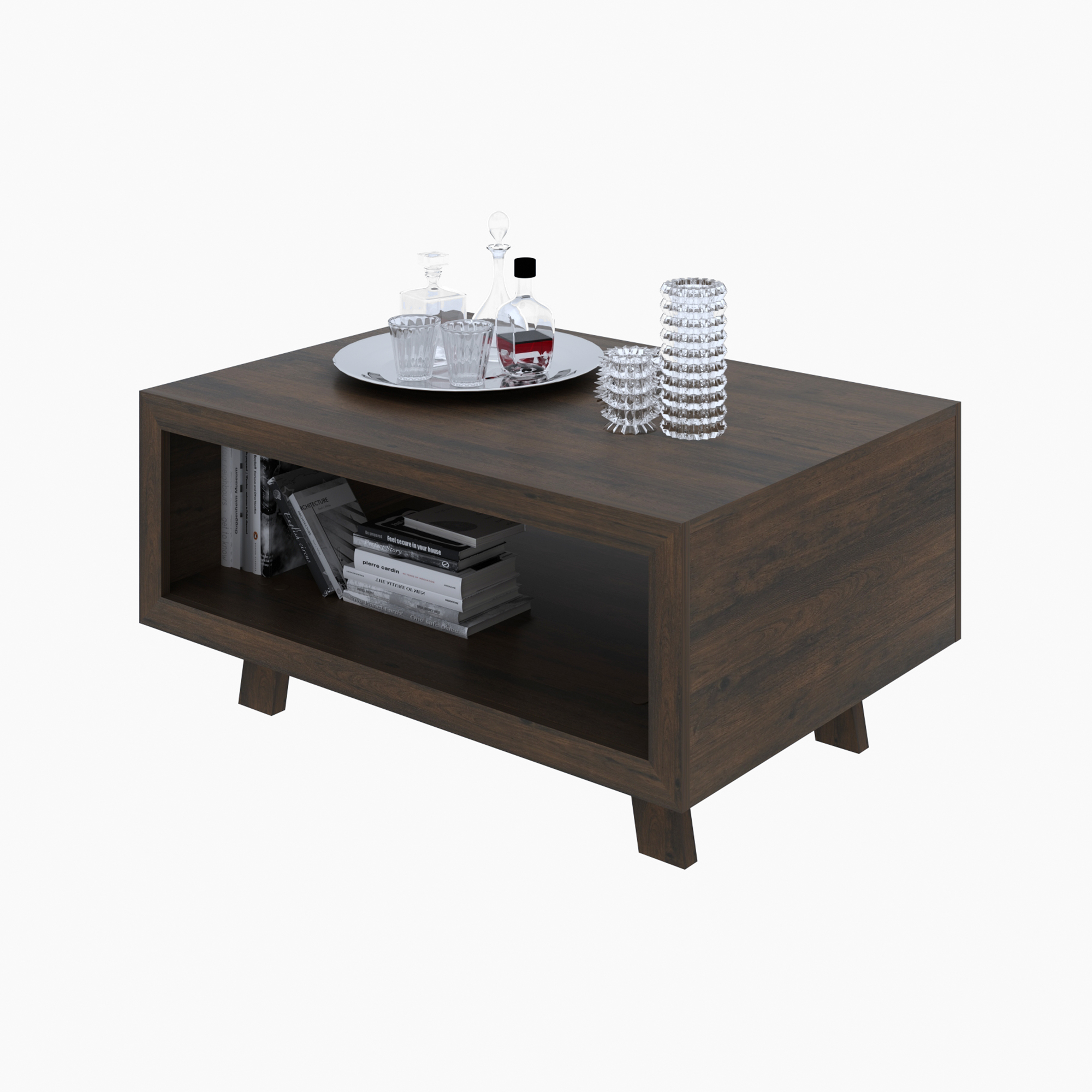 MESA DE CENTRO MC2225 RÚSTICO/RÚSTICO 63X90 X44,5 CM - 1
