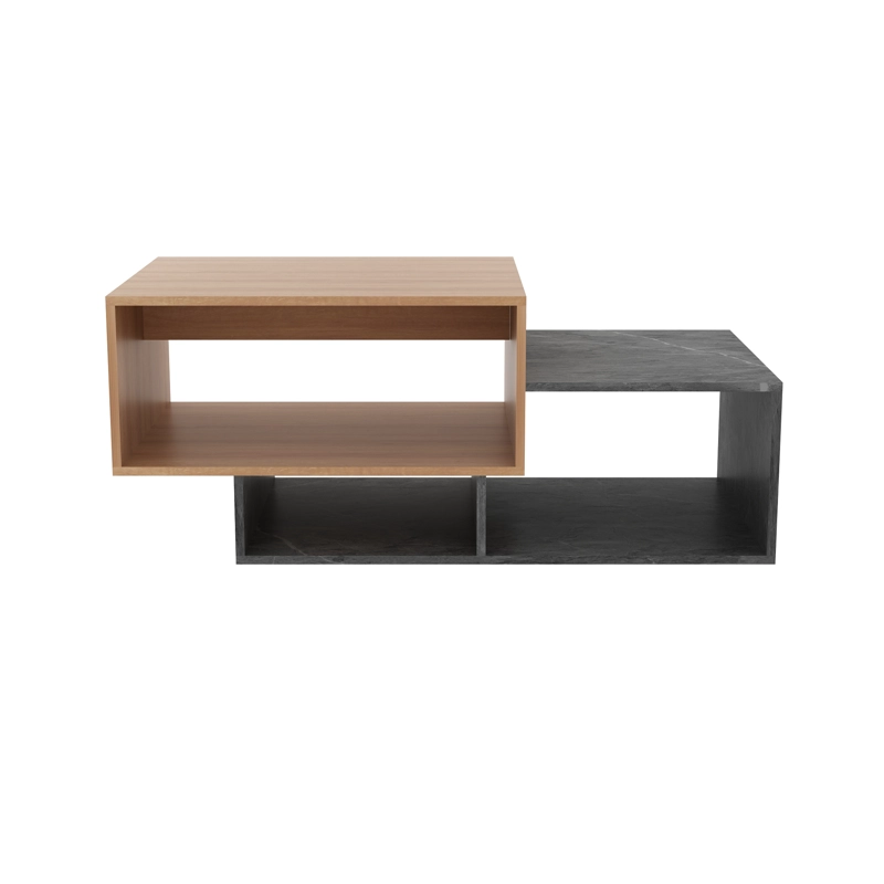 MESA CENTRO TECNOMOBILI MC2228.0014 MÁRMOL LUNAR 45X110 X54 CM ALMENDRA - 2