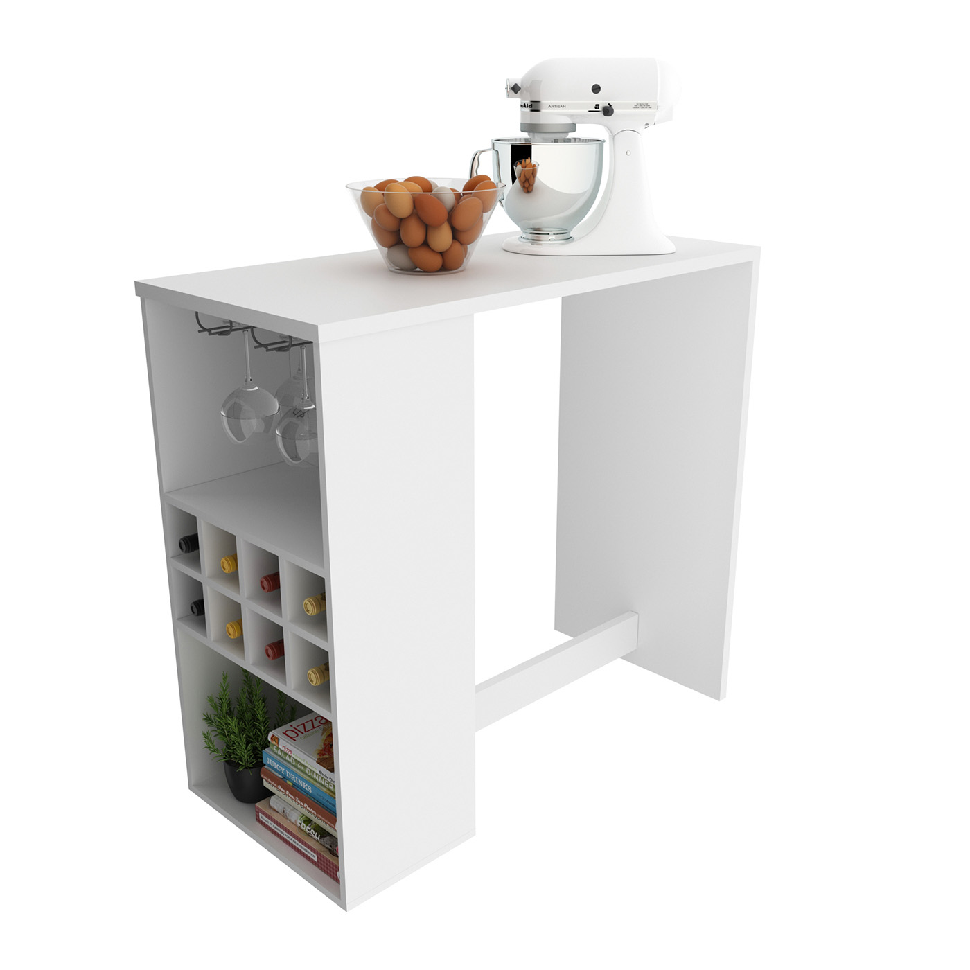 MESA TECNOMOBILI AD5003.0001 COCINA ISLA BLANCO MDP - 1
