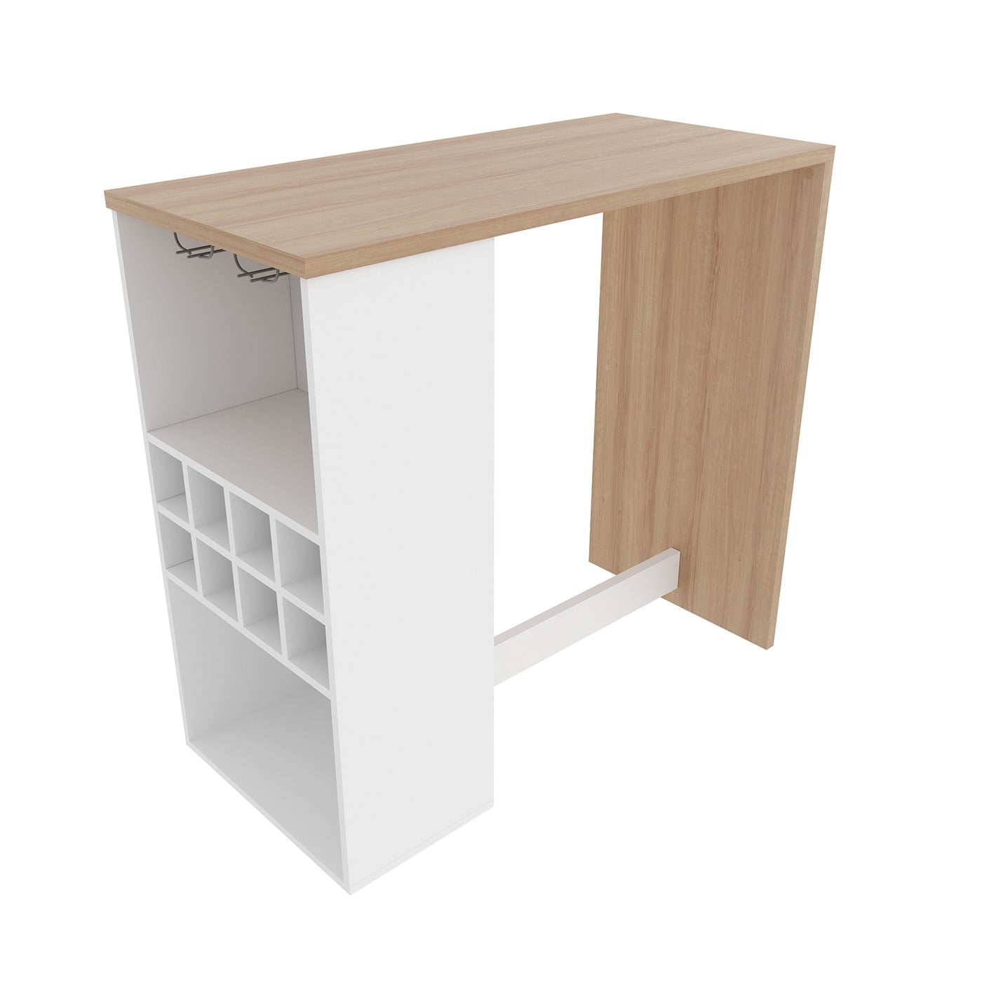 MESA TECNOMOBILI AD5003.0003 COCINA ISLA BLANCO-ALMENDRA MDP - 2