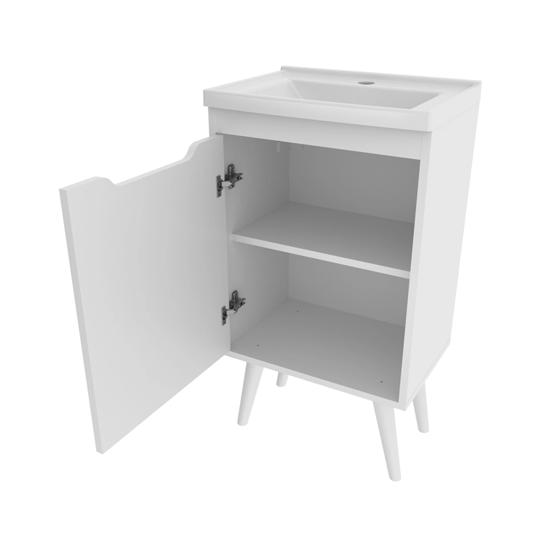 MUEBLE BAÑO 1 PUERTA C/LAVAMANOS BLANCO BN3652.0001 - 2