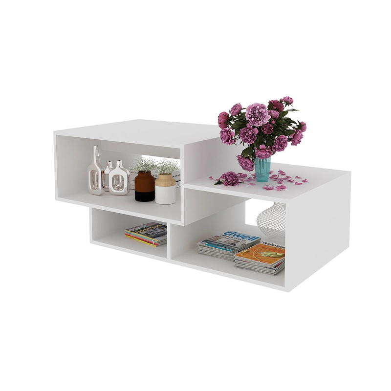 MESA DE CENTRO BLANCO 45,7X110X54 MC2228.0002 - 4