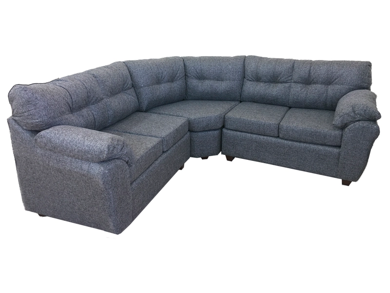 SOFA SECCIONAL MUEBLES MPR ALERCE LIBRE DISPOSICION 5 CUERPOS MADERA PINO TELA