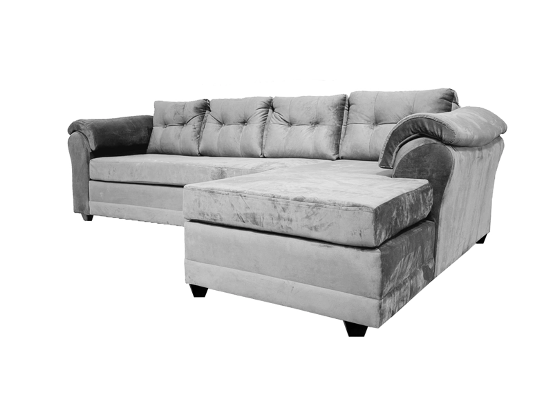 SOFÁ SECCIONAL MUEBLES MPR JOURNEY DERECHO 5 CUERPOS MADERA PINO FELPA - 2