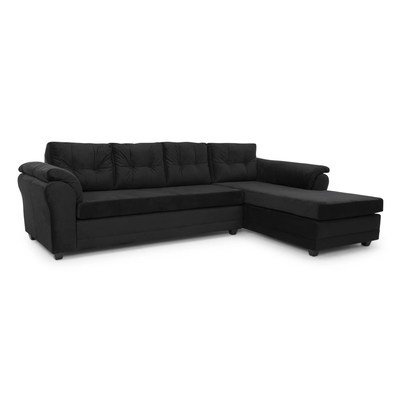 SOFÁ SECCIONAL MUEBLES MPR JOURNEY DERECHO 5 CUERPOS MADERA PINO FELPA - 3