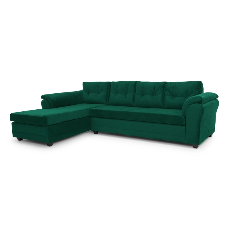 SOFÁ SECCIONAL MUEBLES MPR JOURNEY IZQUIERDO 5 CUERPOS MADERA PINO FELPA - 2