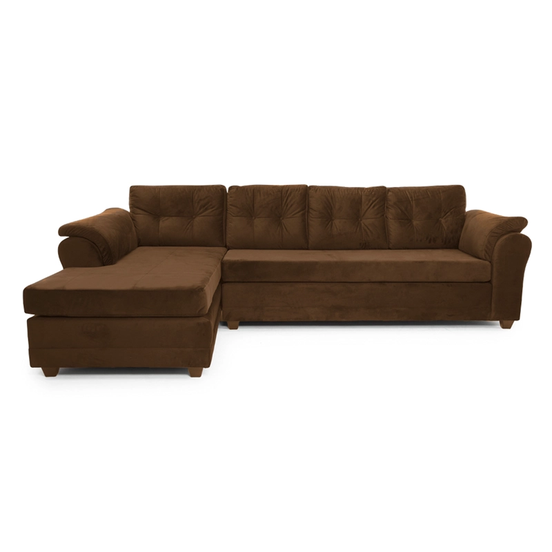 SOFÁ SECCIONAL MUEBLES MPR JOURNEY IZQUIERDO 5 CUERPOS MADERA PINO FELPA - 2
