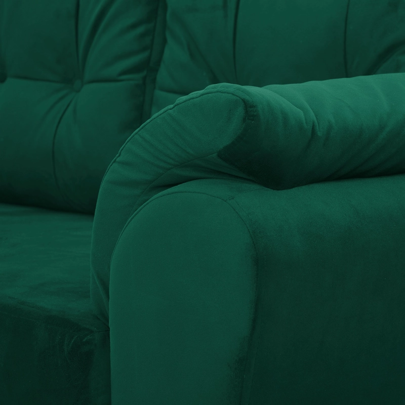 SOFÁ SECCIONAL MUEBLES MPR JOURNEY IZQUIERDO 5 CUERPOS MADERA PINO FELPA - 3