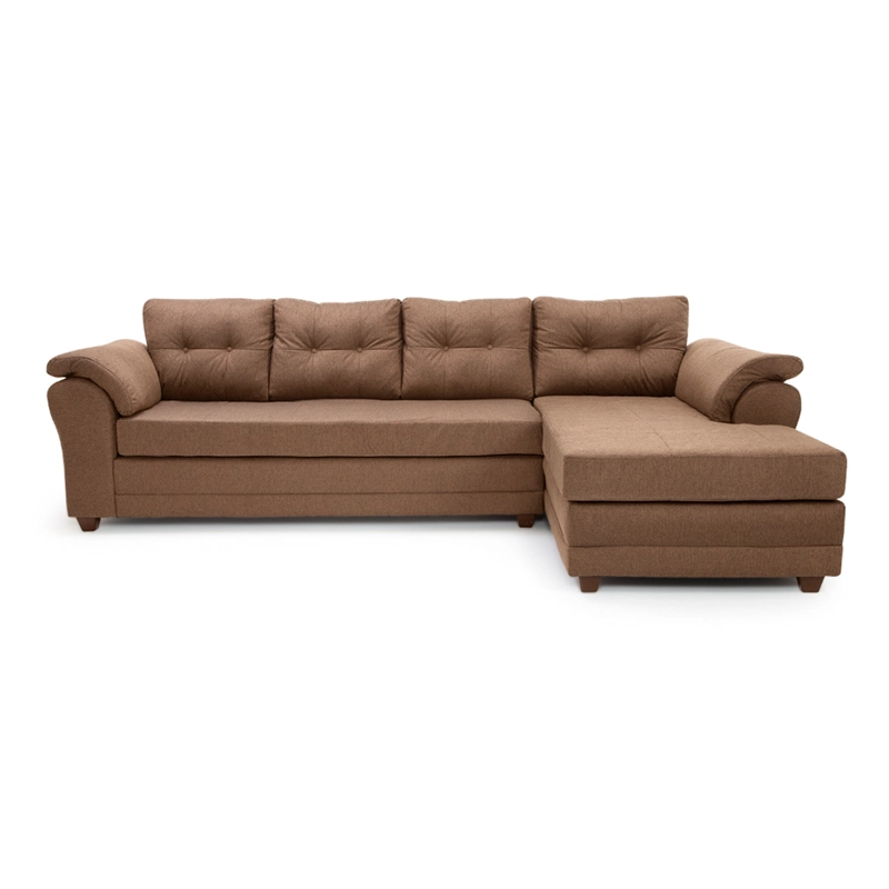 SOFÁ SECCIONAL MUEBLES MPR JOURNEY DERECHO 5 CUERPOS MADERA PINO TELA - 2