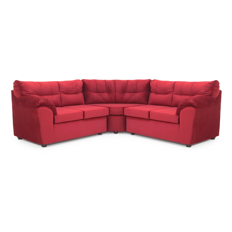 SOFÁ SECCIONAL MUEBLES MPR ALERCE LIBRE DISPOSICIÓN 5 CUERPOS MADERA PINO FELPA - 2