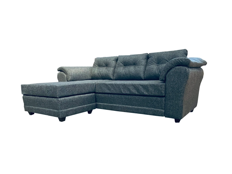 SOFÁ SECCIONAL MUEBLES MPR QUEEN LIBRE DISPOSICIÓN 4 CUERPOS GRIS - 2