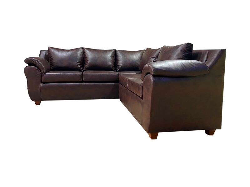 SOFÁ SECCIONAL MUEBLES MPR CATTALEYA 5 CUERPOS NEGRO PU - 2