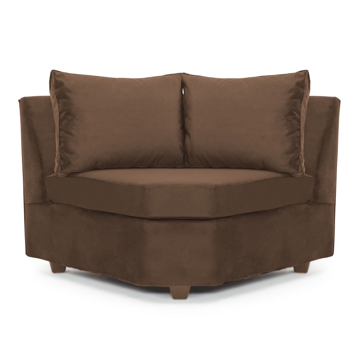 SOFÁ SECC. MUEBLES MPR CALAFATE 5 CUERPOS FELPA NEGRO - 5