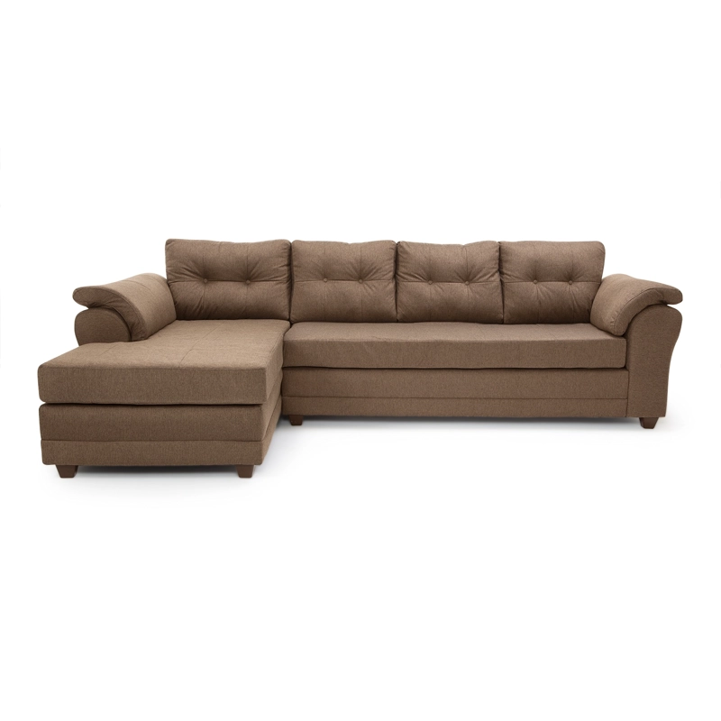 SOFÁ SECCIONAL MUEBLES MPR JOURNEY IZQUIERDO 5 CUERPOS MADERA PINO TELA - 2
