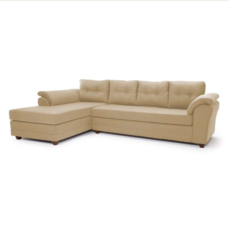SOFÁ SECCIONAL MUEBLES MPR JOURNEY IZQUIERDO 5 CUERPOS MADERA PINO TELA - 2