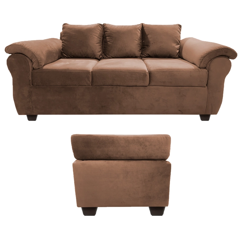 SOFA EZEIZA + POUF FELPA - 3