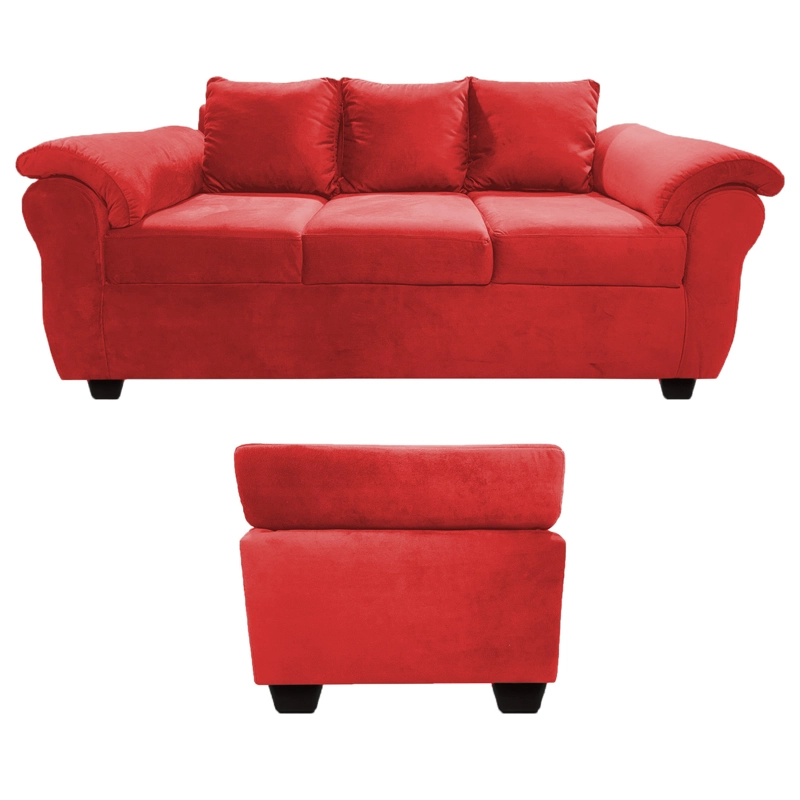 SOFA EZEIZA + POUF FELPA - 3