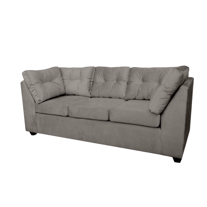 SOFÁ MUEBLES MPR ALARGADO FELPA SECCIONAL BONSAI CALIPSO - 2