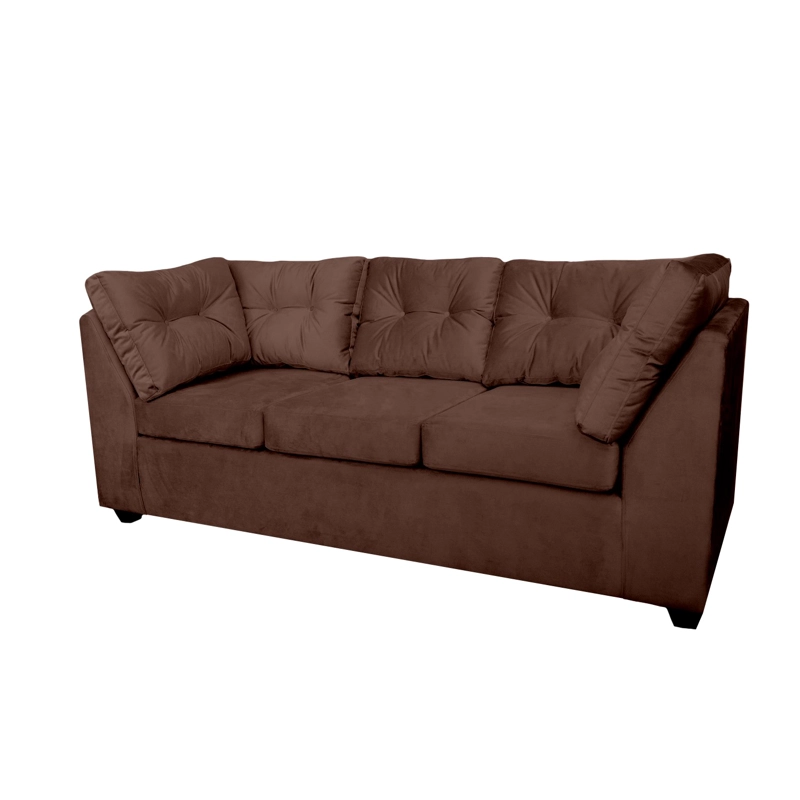 SOFÁ MUEBLES MPR ALARGADO FELPA SECCIONAL BONSAI CALIPSO - 2