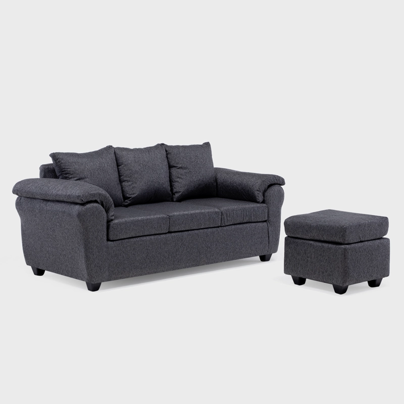 SOFA EZEIZA + POUF LINO - 4