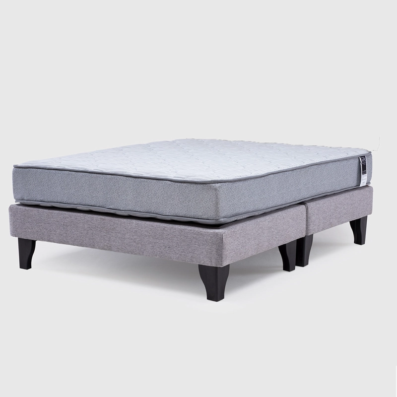 CAMA EUROPEA 2 PLAZAS CANNON FEEL BD GRIS - 1