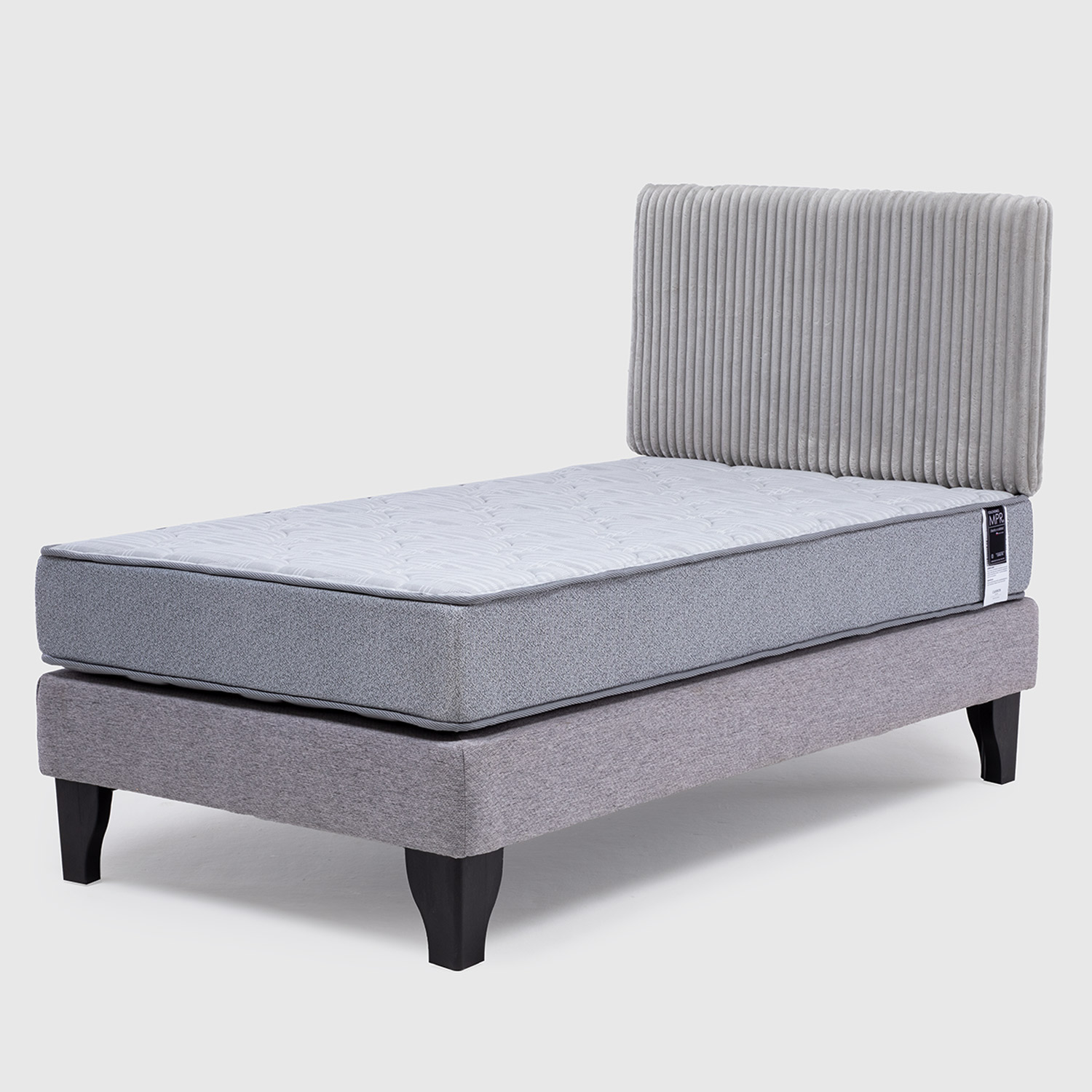 CAMA FEEL + RESPADO REST 1.5 PLAZA -  GRIS - 2