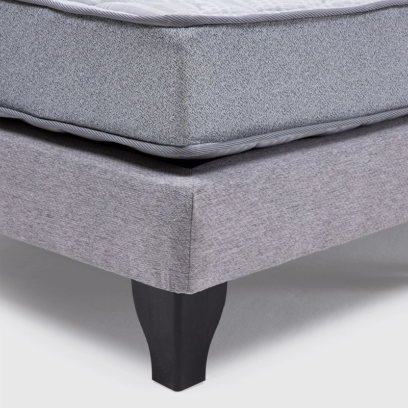 CAMA EUROPEA 2 PLAZAS CANNON FEEL BD + RESPALDO REST GRIS - 5