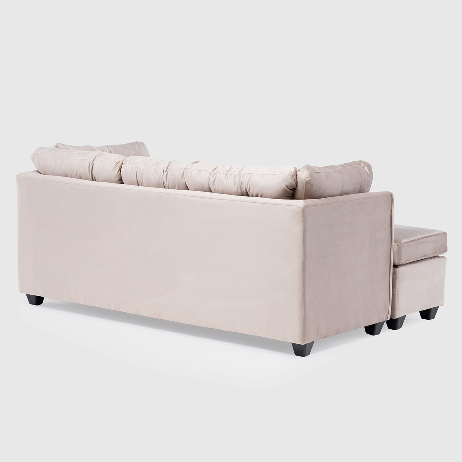 SECCIONAL BONSAI FELPA BEIGE - 4