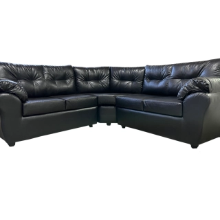 SOFÁ SECCIONAL MUEBLES MPR ALERCE LIBRE DISPOSICIÓN 5 CUERPOS EN COLOR NEGRO PU - 1
