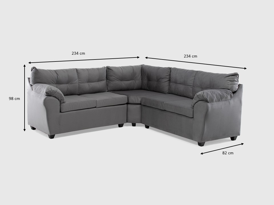 SECCIONAL NEW ALERCE CHENILLE - TH - 8