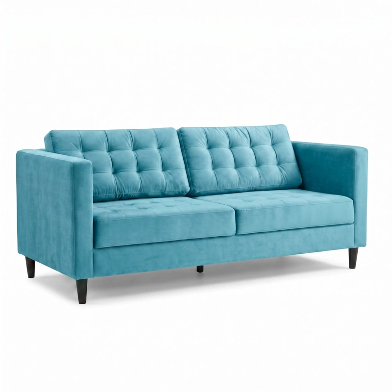 SOFA 3 CUERPOS SIENA FELPA - 2
