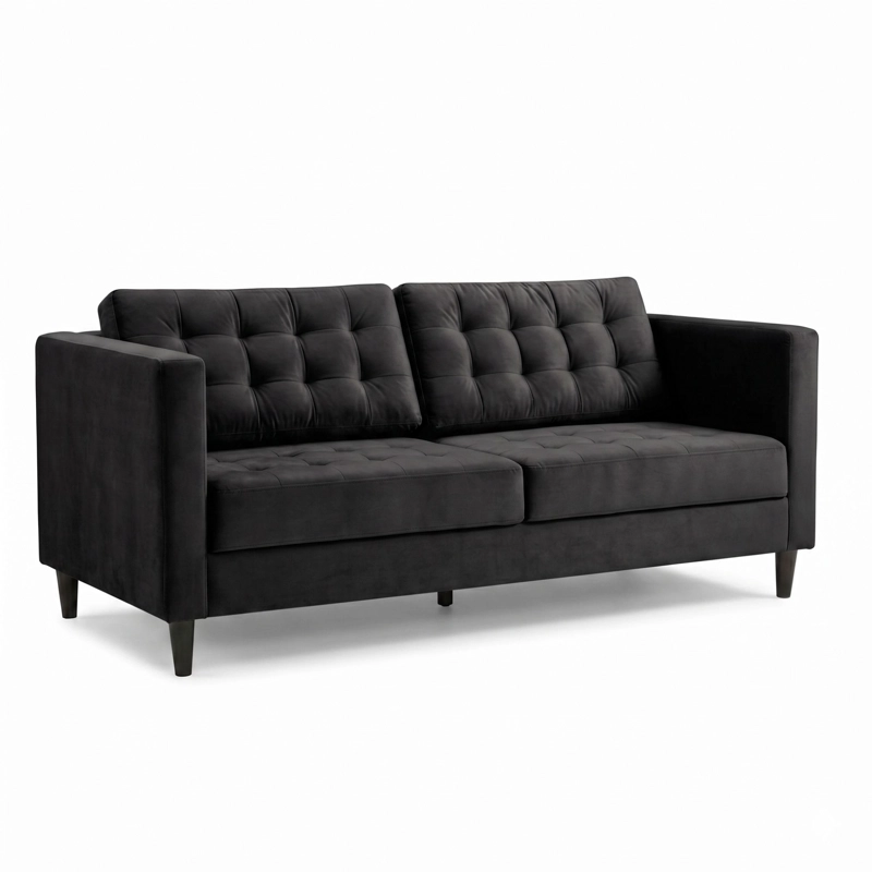 SOFA 3 CUERPOS SIENA FELPA - 2
