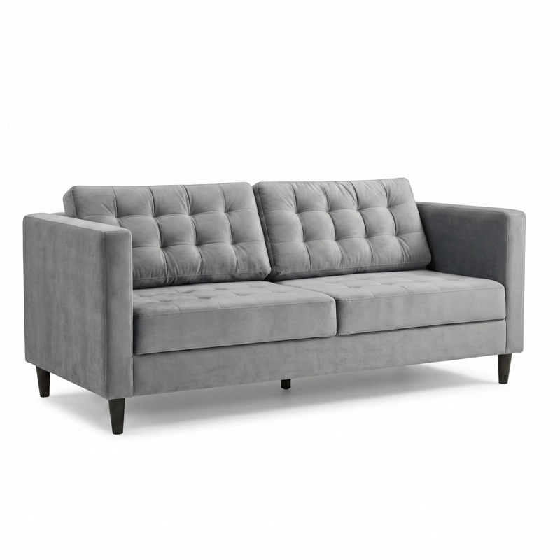 SOFA 3 CUERPOS SIENA FELPA - 2