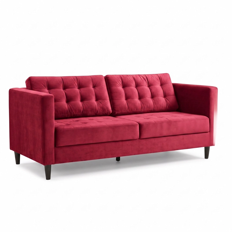 SOFA 3 CUERPOS SIENA FELPA - 2