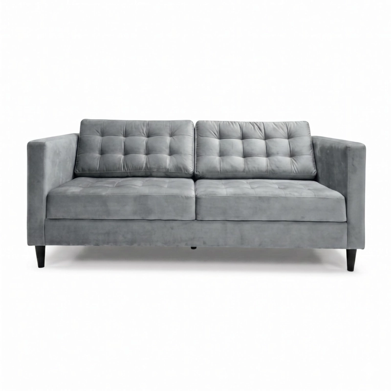 SOFA 3 CUERPOS SIENA FELPA - 3