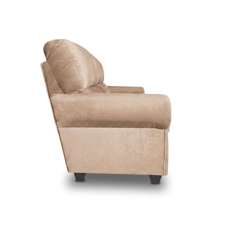 SOFA 3 CUERPOS BOSTON FELPA + 2 POUF - 5