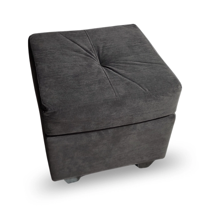 SOFA 3 CUERPOS BOSTON FELPA + 2 POUF - 7