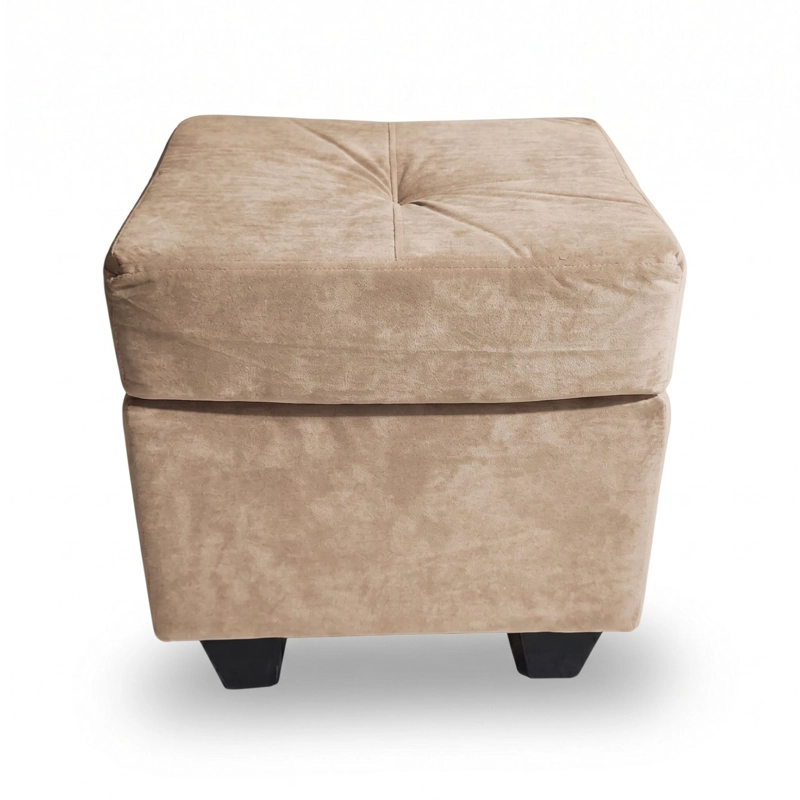 SOFA 3 CUERPOS BOSTON FELPA + 2 POUF - 7