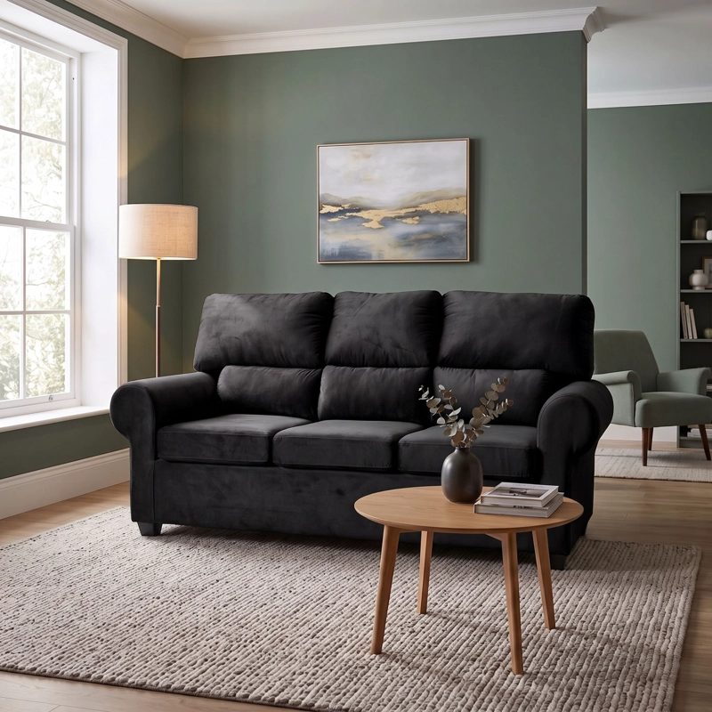 SOFA 3 CUERPOS BOSTON FELPA - 1