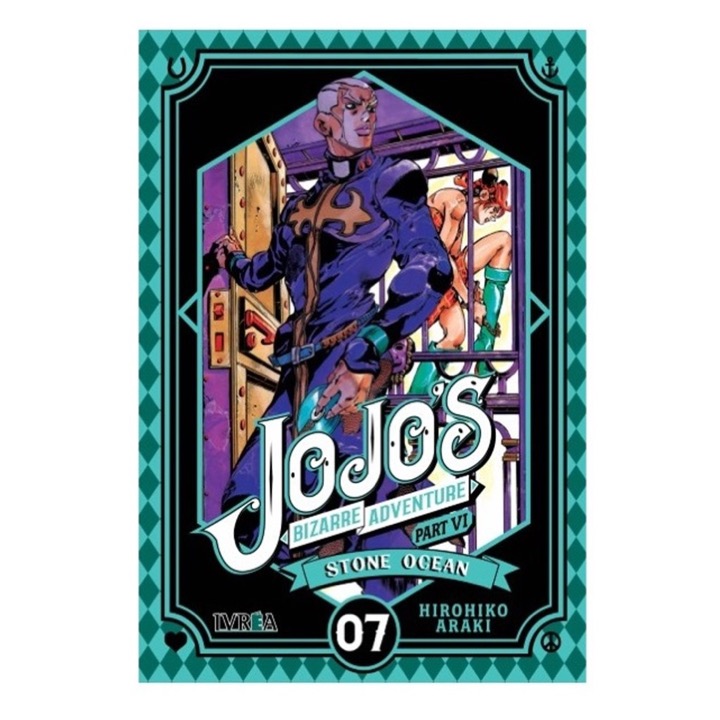 MANGA JOJO'S BIZARRE ADVENTURE STONE OCEAN PART VI TOMO 7 - IVREA ESPAÑA - 1